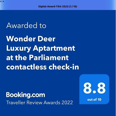Wonder Deer Lux Apartment At The Parliament Self Check-In Budapest Exterior foto